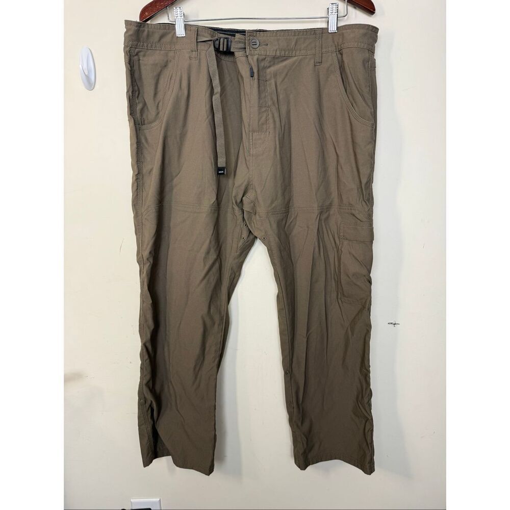 prAna Dark Iron Stretch Zion Pant II Mens 40x28 Hiking Outdoor Trail Utility Per